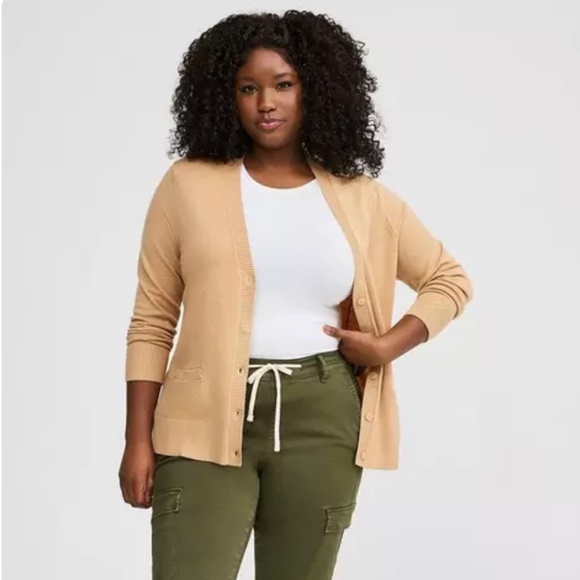 .Torrid Everyday Soft V-Neck Pocket Cardigan Sweater 2X - Picture 3 of 11